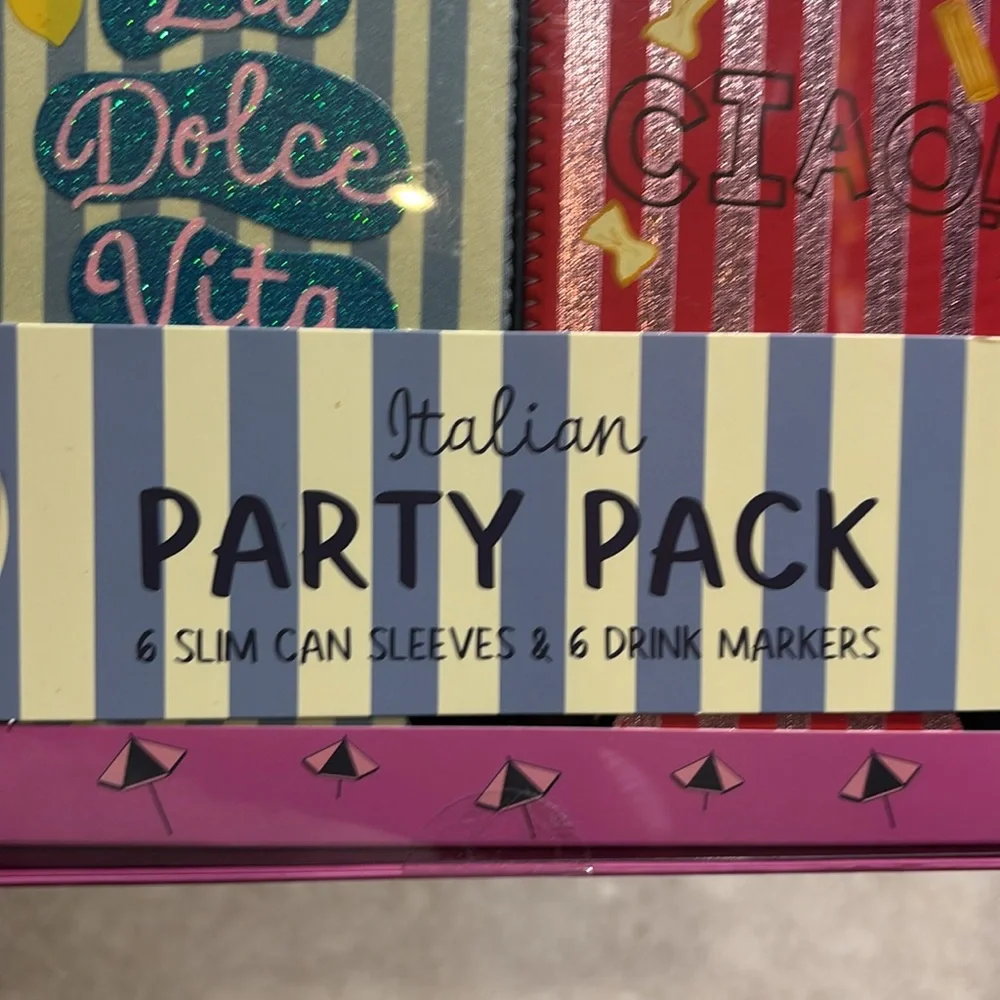 Dolce Vita Italian Party Pack with Blue and Red Accents